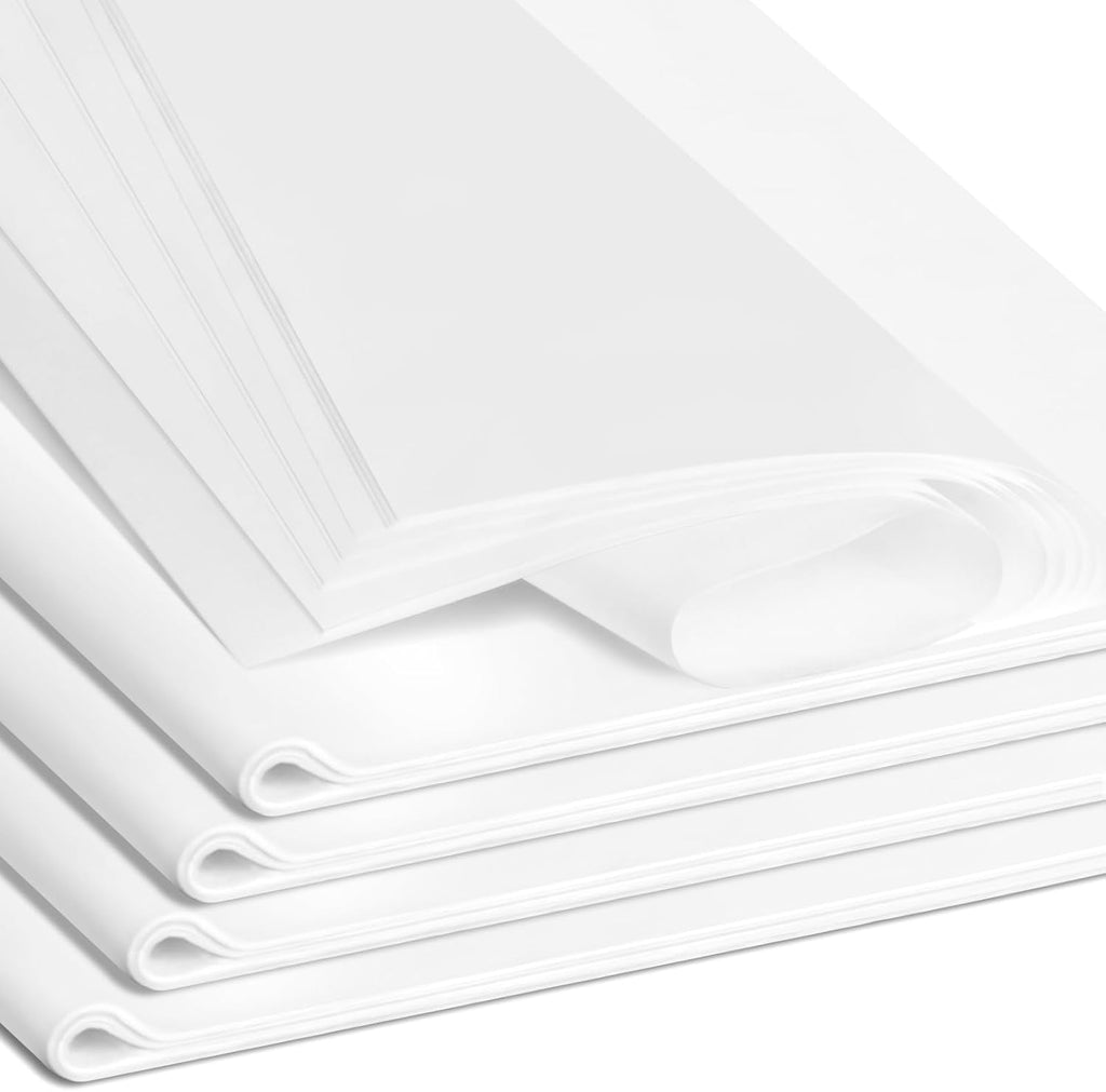 200 Sheets 20 x 20 Inch White Unbuffered Acid Free Tissue Paper for Storage