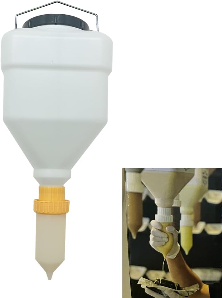 5.5L Sauce Dispenser – Square, Gravity-Fed (square, 5.5 Liters)