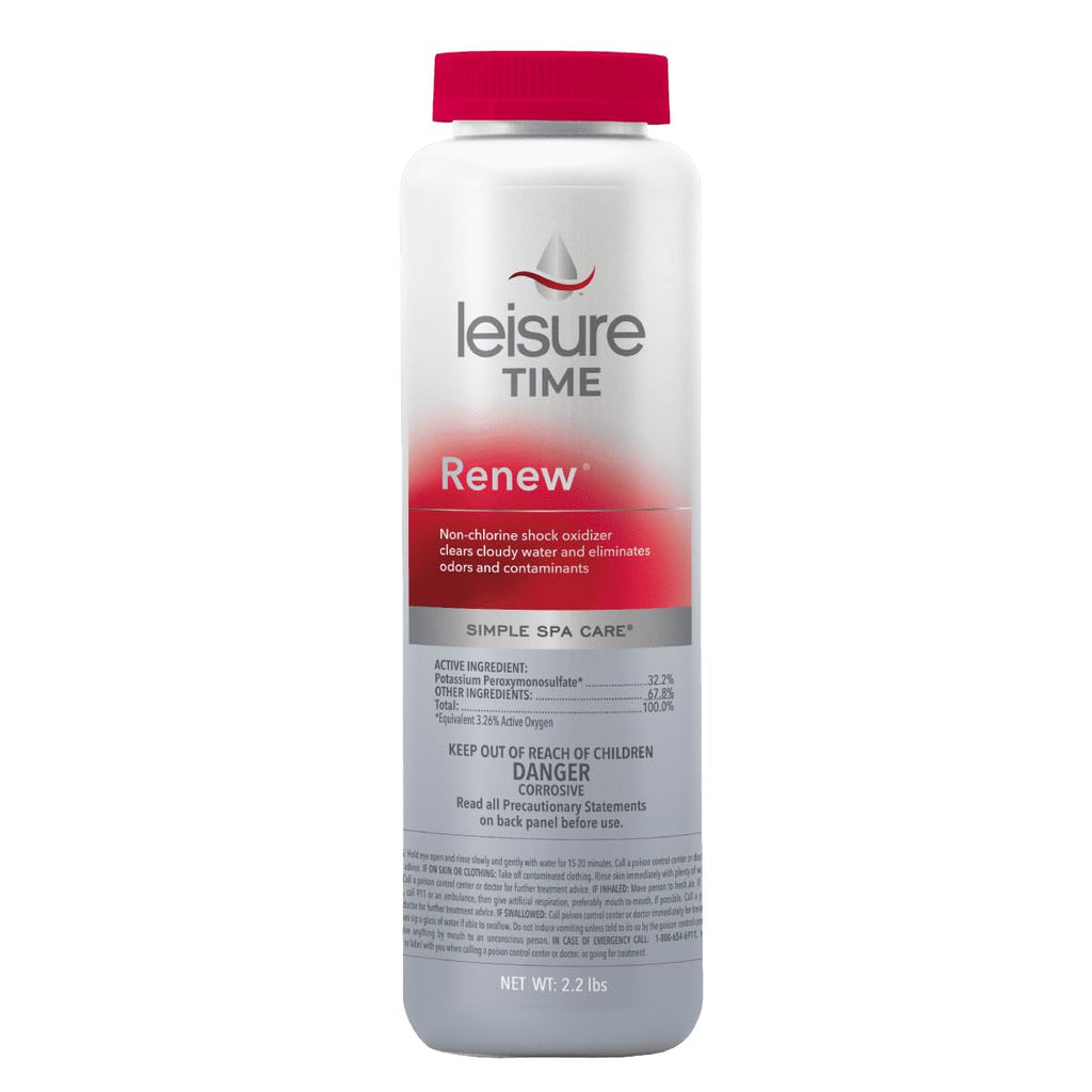 RENU2, Renew Non-Chlorine Shock Treatment, 2.2 lbs
