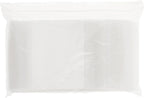 6 x 8 inch, 4 Mil White-Block Zipper Reclosable Bags (Pack of 100)