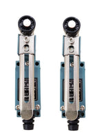 Szliyands Silver Contact Limit Switch，ME-8108 Adjustable Roller Lever Arm Momentary Limit Switch 1NC+1NO 2Pcs