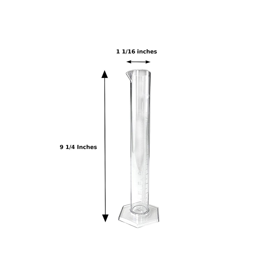 – Fermentation Test Kit – 8" Italian Glass Triple Scale Hydrometer & 100cc Extra Clear Graduated Cylinder – Combo Kit