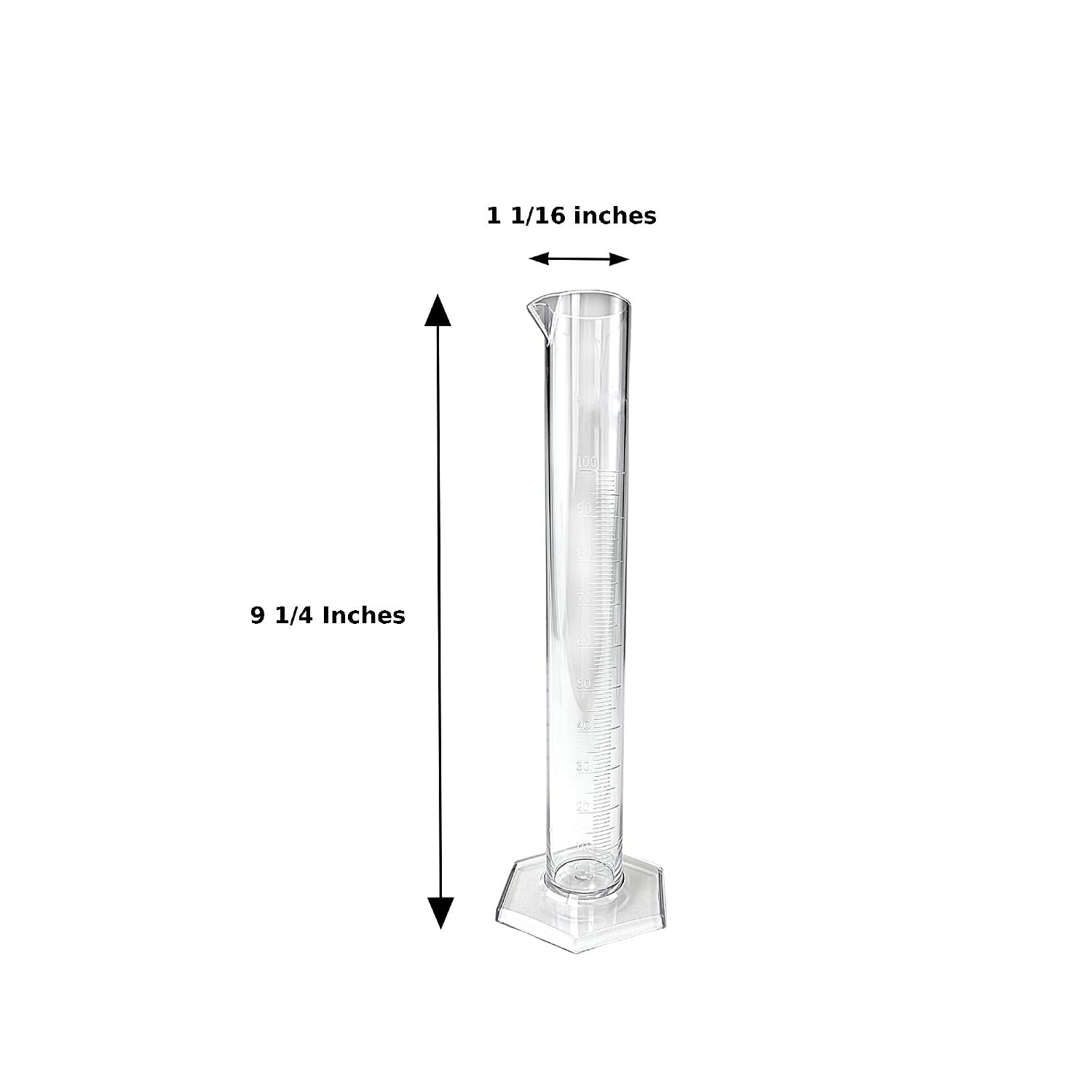 – Fermentation Test Kit – 8" Italian Glass Triple Scale Hydrometer & 100cc Extra Clear Graduated Cylinder – Combo Kit