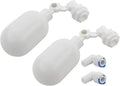 2Pcs 1/4" Quick Connect Float Ball Valve for RO Water System