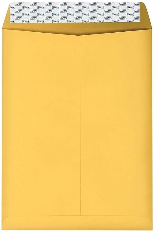 9x12 Brown Kraft EasyClose Catalog Envelopes, 100/Carton