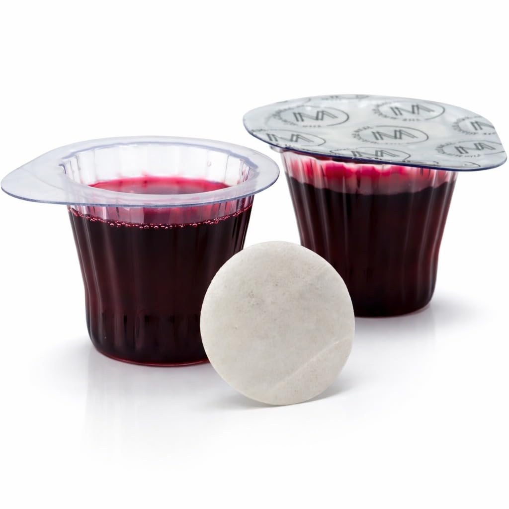 DISCOVERY PRODUCT Prefilled Communion Cups & Wafer Set, Larger Tab,Box 100