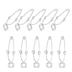 Test Tube Clamp 10 Pack | Chrome Plated Holder | for Chemistry