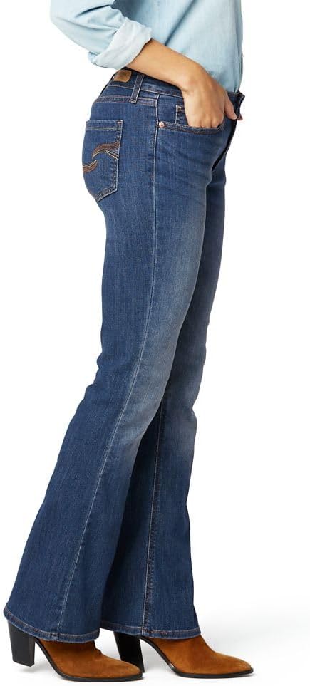 Women's Mid Rise True Boot Jeans