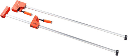 Bar Clamps for Woodworking, 2-Pack 50" Parallel Clamp Set, F Clamp with 1100 lbs Load Limit, Even Pressure