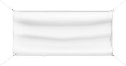 Blank Vinyl Banners with Grommets – Heavy-Duty 13 oz Scrim Vinyl Banner Blank for Indoor Outdoor Use, Personalized
