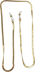 Luxury 18K Gold Eyeglass Chain – Stainless Steel Glasses Holder with Secure Anti-Slip Design, Lightweight &