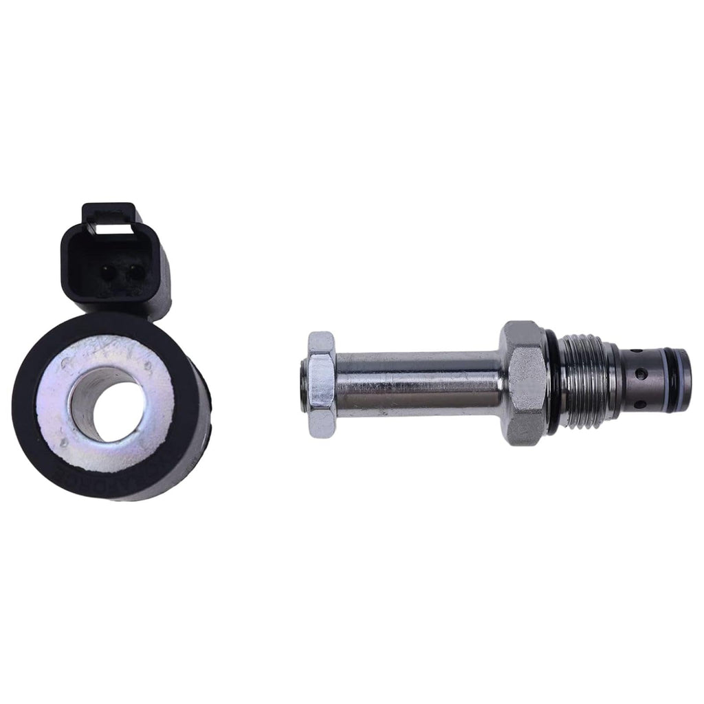 RONGPAS Solenoid Valve 87701329 compatible with New.Holland B110B B110C B90B B95B B95BLR B95BTC B95C B95CLR B95CTC U80C Case 570N EP 570NXT 580M 580N 580N EP 580SM 580SN 586H 588H 590SM 590SM+ 590SN