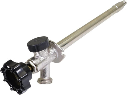 10 Inch Frost-Free Anti-Siphon Sillcock with Vacuum Breaker – Lead-Free Outdoor Faucet, 1/2" PEX-A Inlet x 3/4" Hose