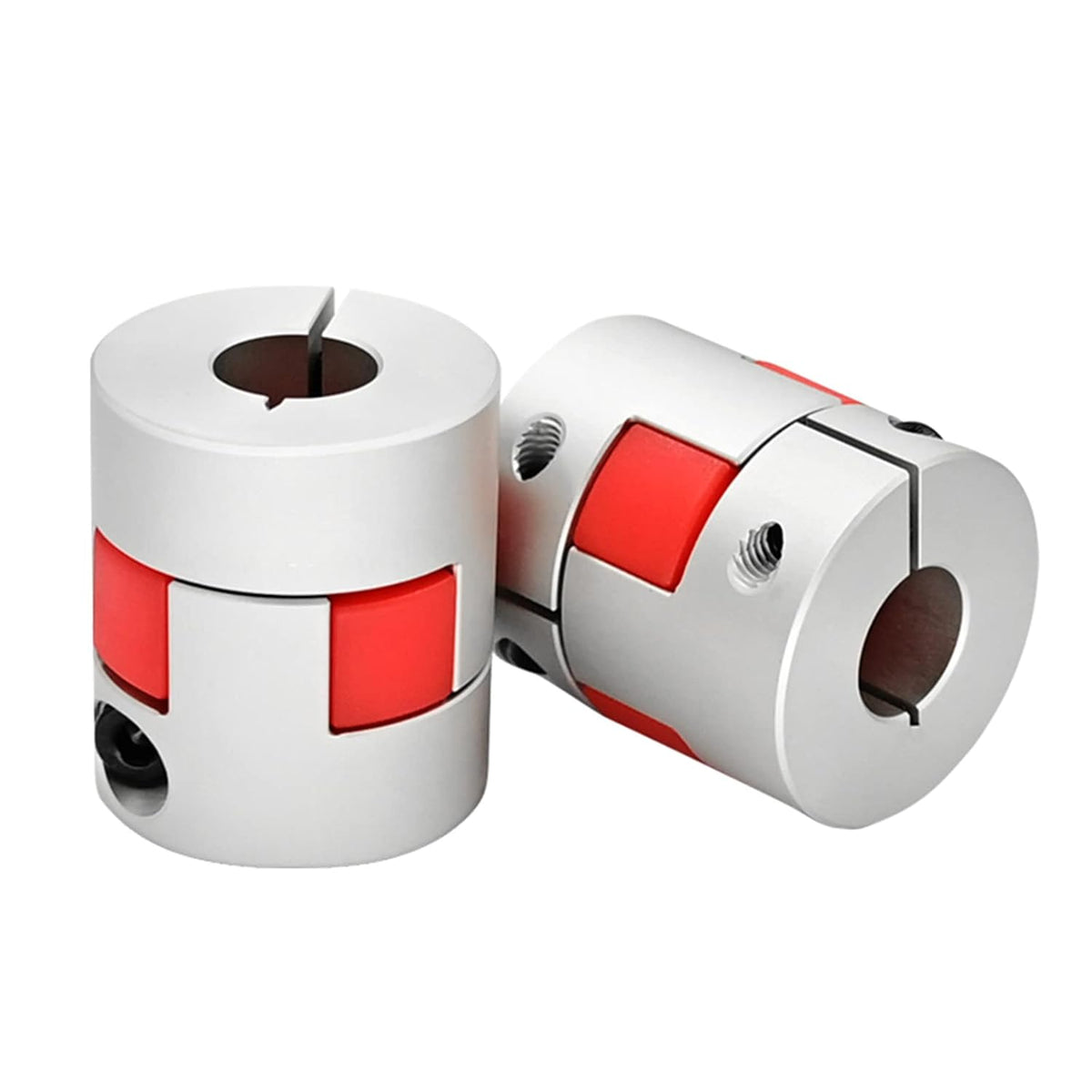 Upgrade D25*L30 Flexible Shaft Coupling 10mm to 10mm Aluminium Plum Connector Flexible Coupler for 3D Printer CNC Machine and Servo Stepper Motor