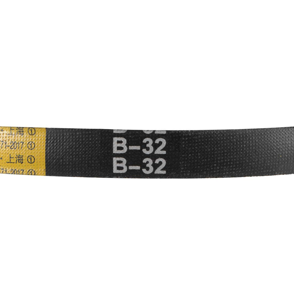uxcell B32 V-Belts 32" Pitch Length, B-Section Rubber Drive Belt 2pcs