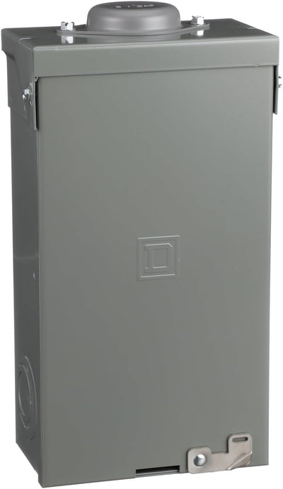 Square D - QO2100NRBCP QO Load Center Enclosure, Installed 100 A MB Circuit Breaker, 1-Phase, 2-Space