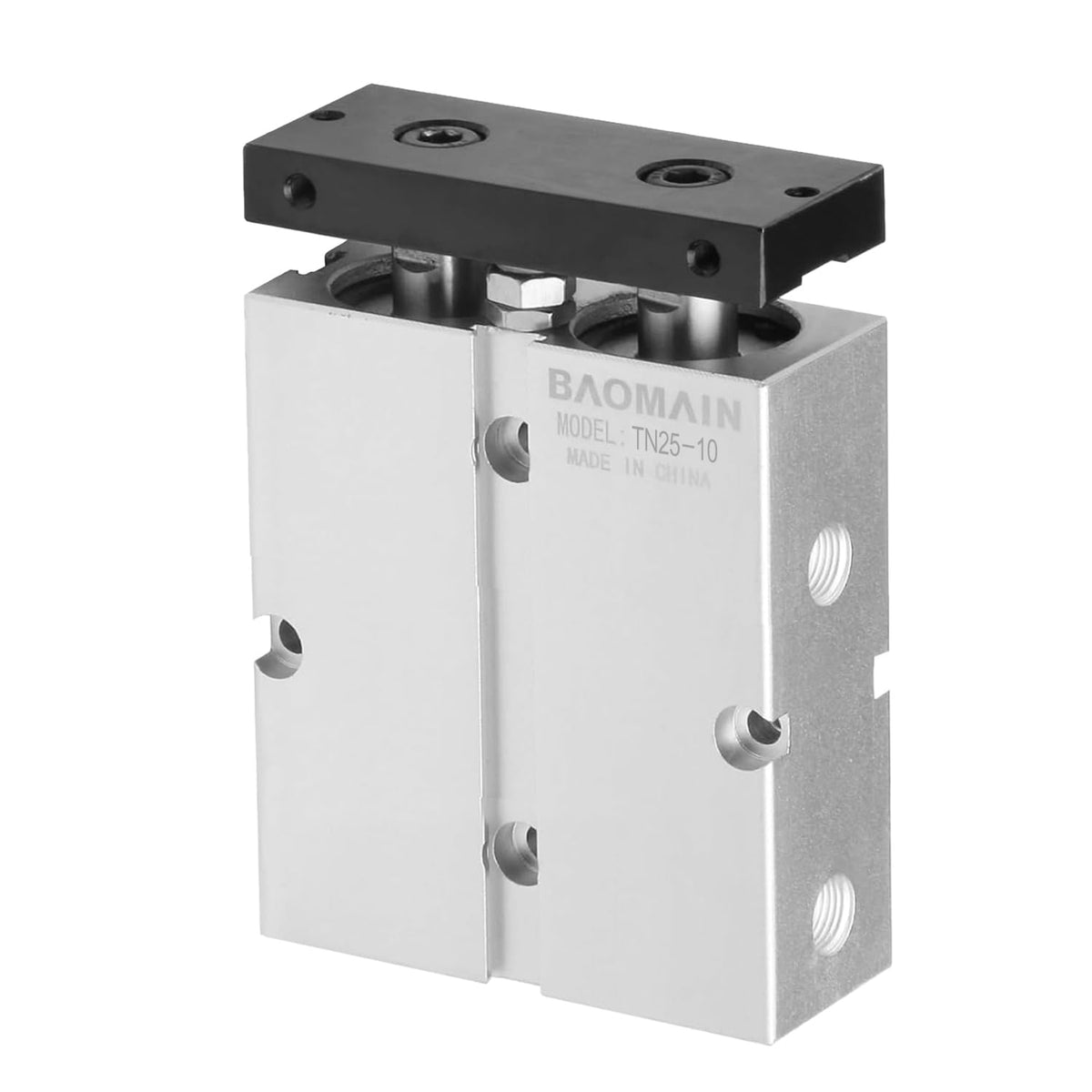 BAOMAIN Double Rod Pneumatic Air Cylinder TN25x10 25mm Bore 10mm Stroke