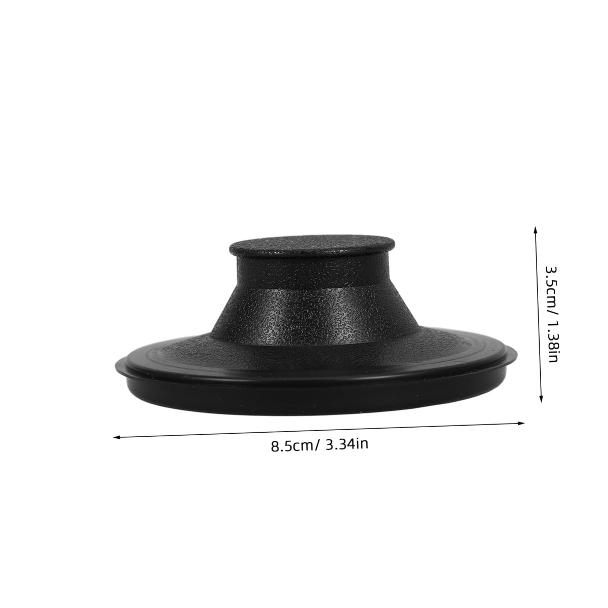 Black Rubber Kitchen Sink Stopper for Garbage Disposal Drain