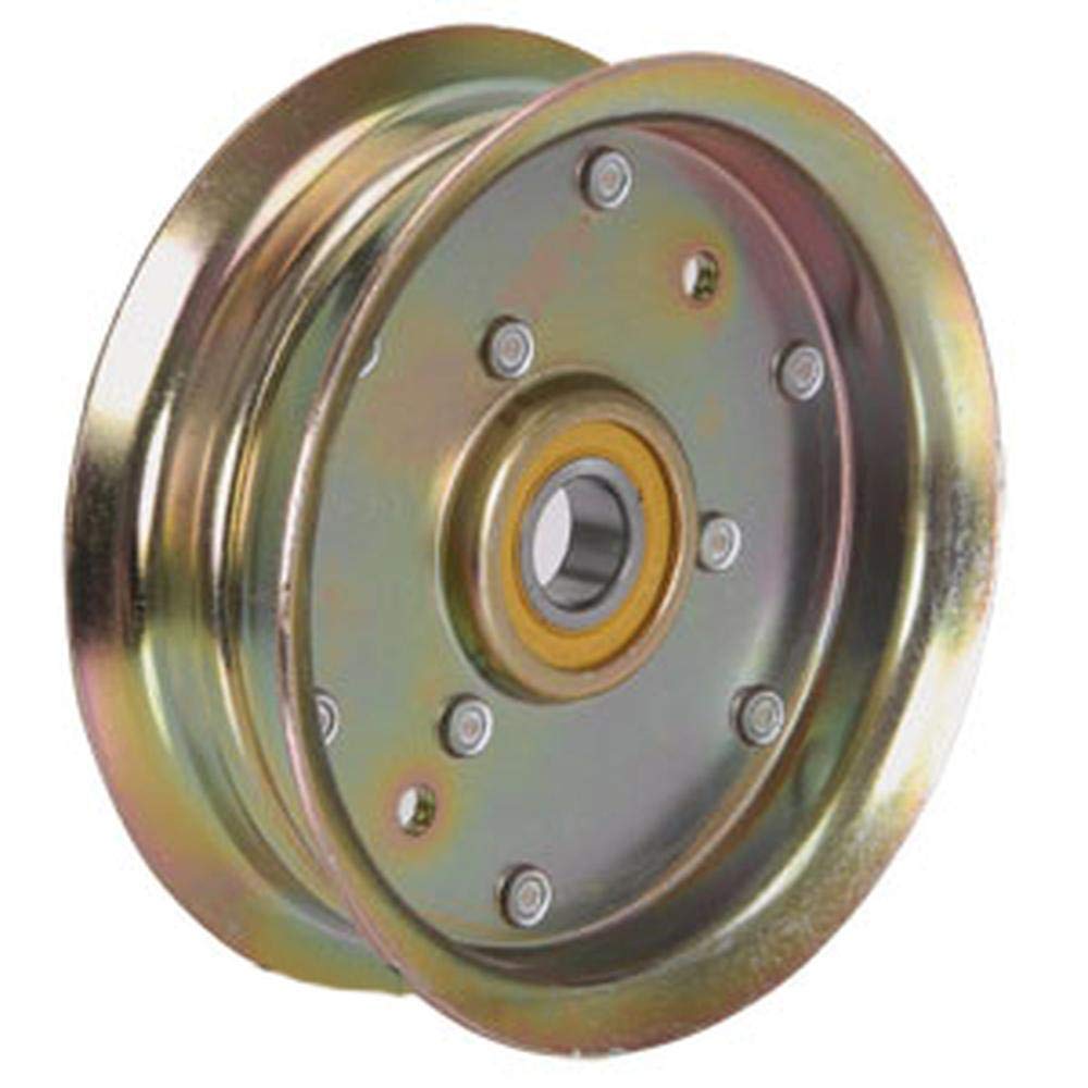 Steel Flat Idler Pulley with Flanges Fits Sabre