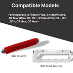 Main Brushes & Main Brush Cover Compatible with Roborock Robot Vacuums