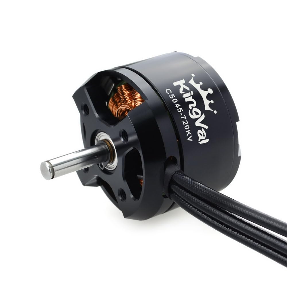 KingVal Replacement 5045 720KV Brushless Motor with Mounting Screw Kit Compatible with RC Fixed-Wing Airplane Glider