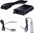 Mini Tattoo Power Supply Set,New Star Tattoo Mini Motor Black Tattoo Machine Power Supply with Tattoo Clip Cord and