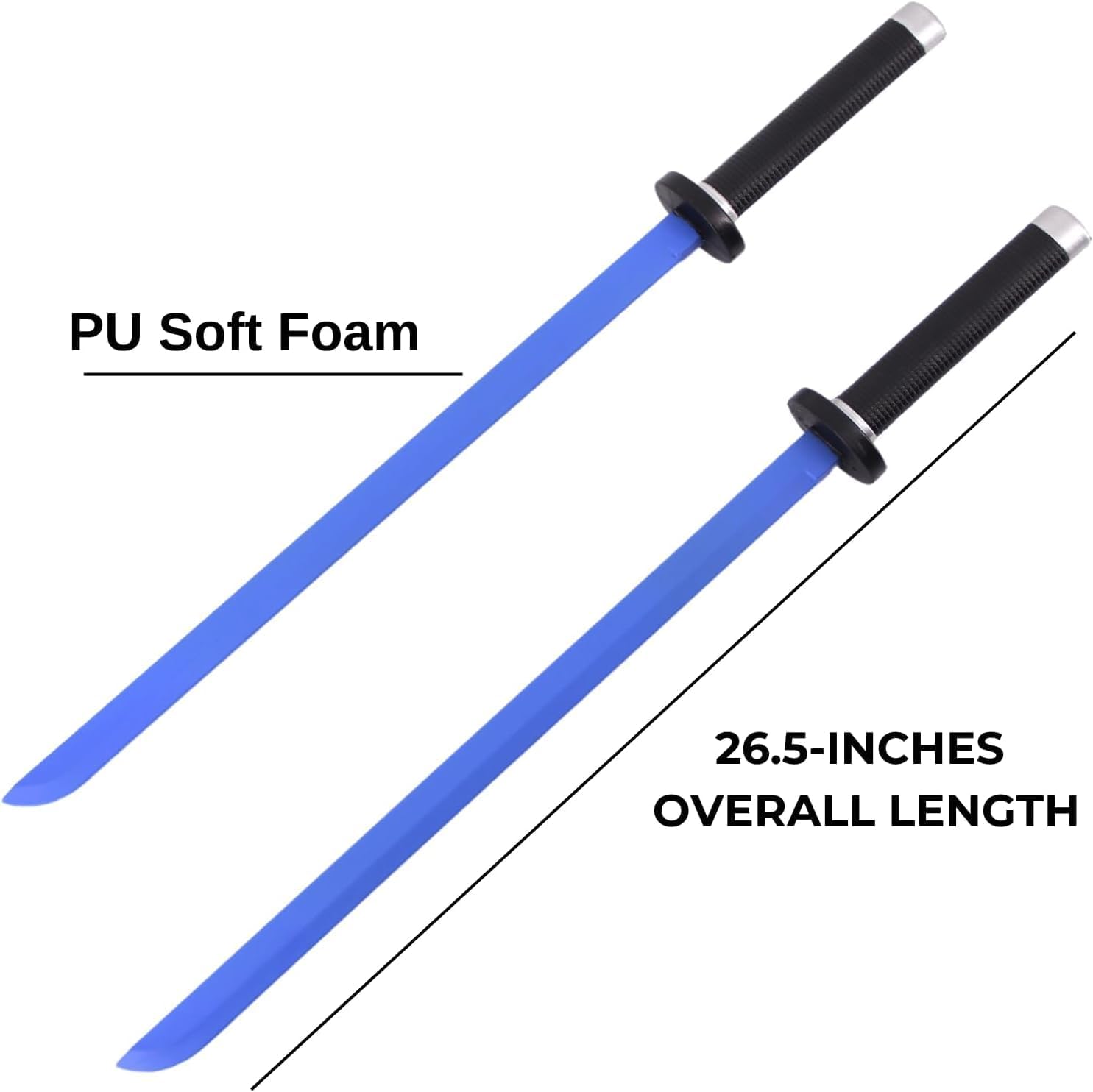 Foam Sword Practice Swords Sparring Training Sword (Double Pack)