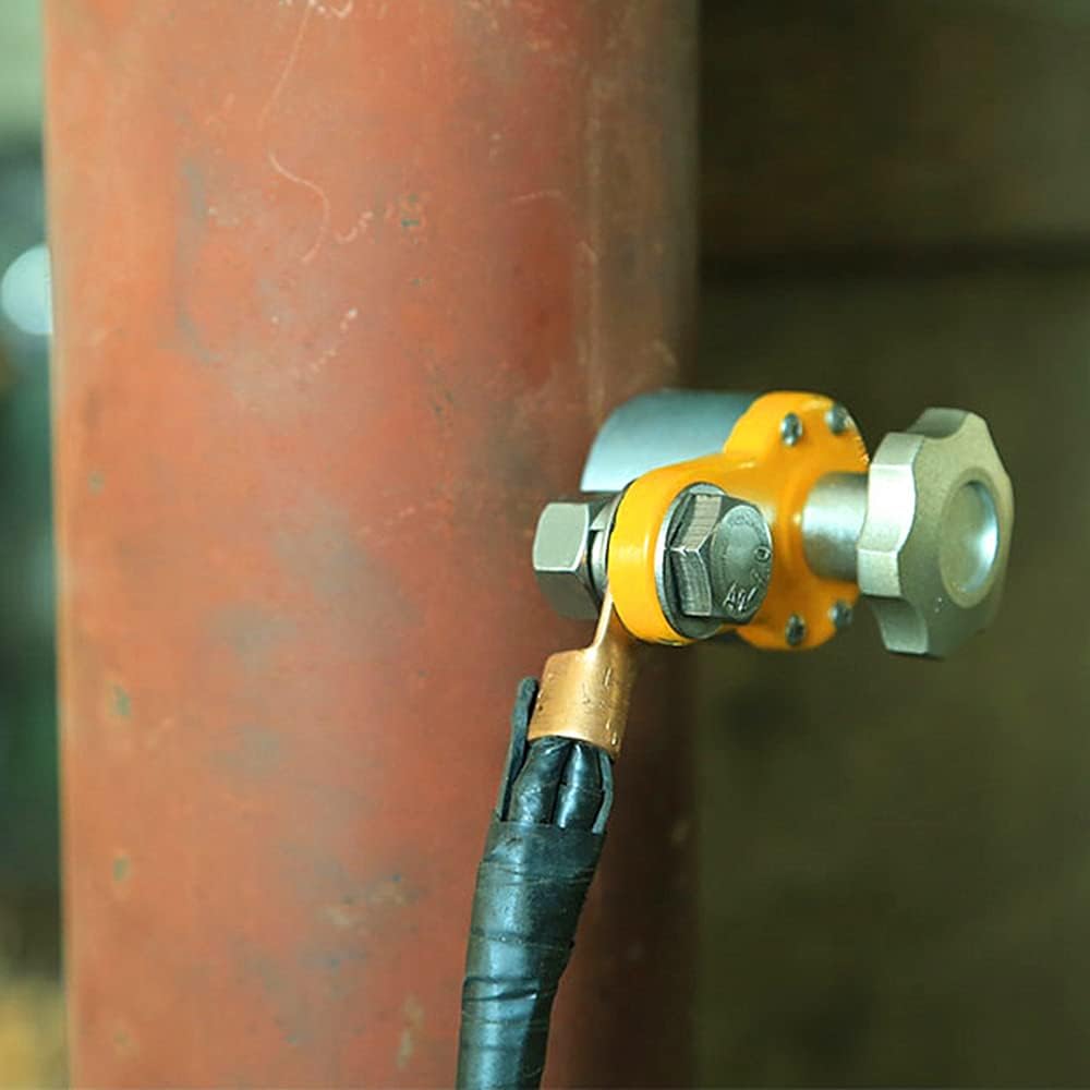 600A Magnetic Welding Ground Clamp, Switchable Magnet Welding Holder, Grounding Magnetic Connector Earth Switch for