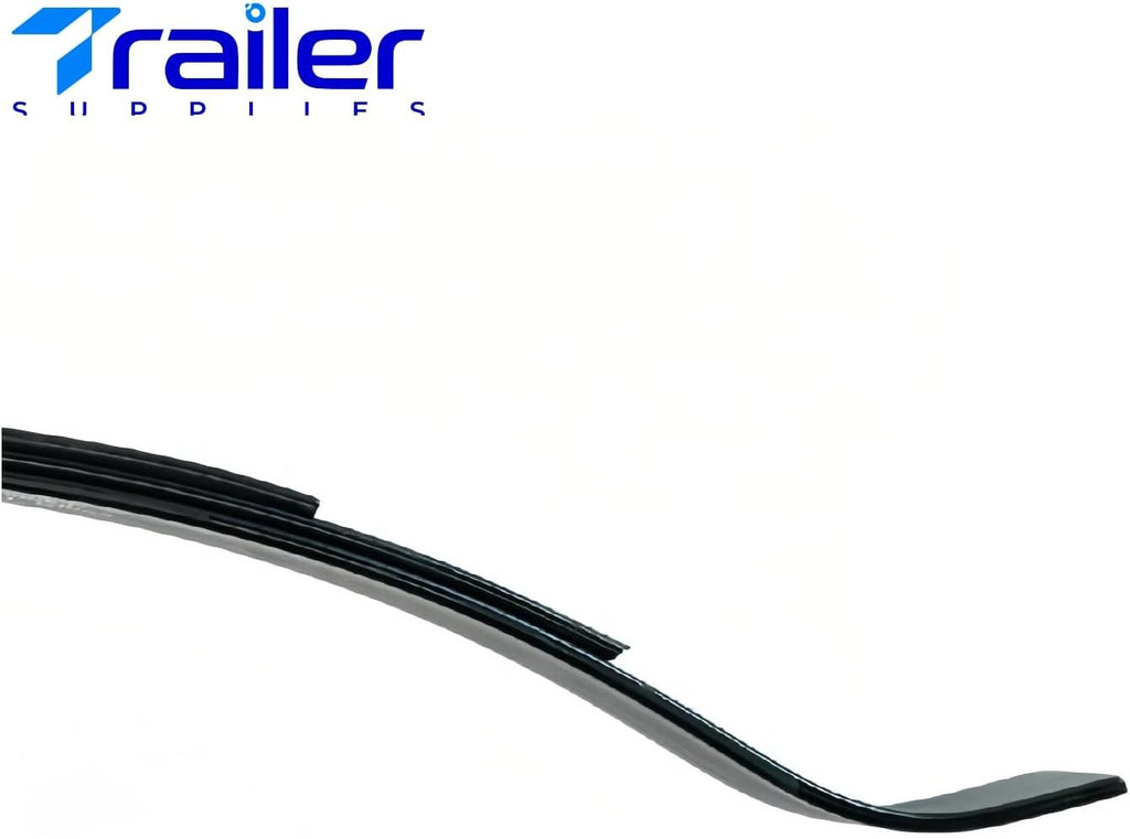 Pair of 24.25" 3-Leaf Radius End Trailer Spring 1-3/4" Wide for 1,500 Capacity Rated Trailer Axles (Single Axle - 750