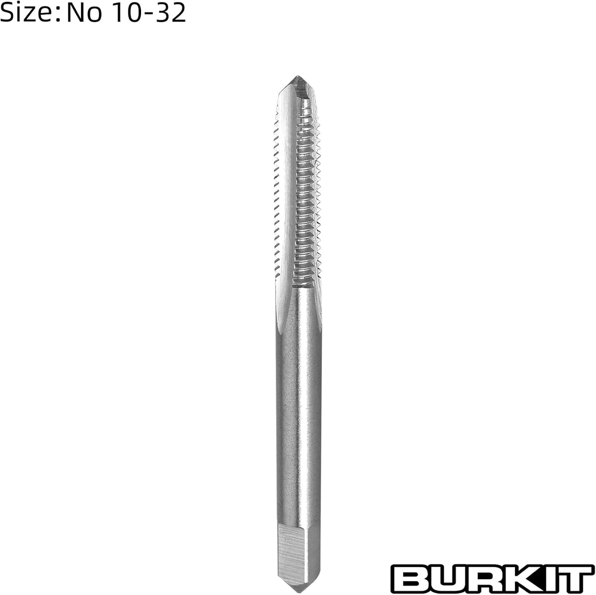 Burkit 2pcs No 10-32 UNF Thread Tap Right Hand