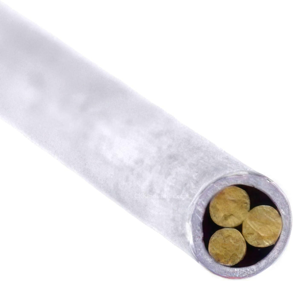 Mosaic Pin - (0.125 (1/8) Inch Diameter) - (410AB) - (Aluminum Outer Material)(Brass Inner Material) - Decorative