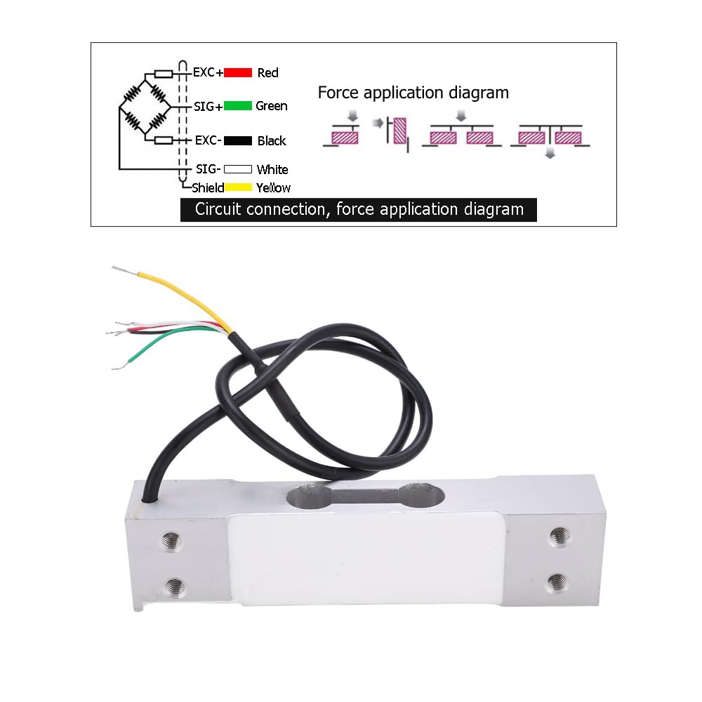 Chiffonade 30kg Parallel Beam Load Cell Weight Sensor High Precision Aluminum Alloy Structure for Digital Electronics Kitchen Scale and Industrial Use