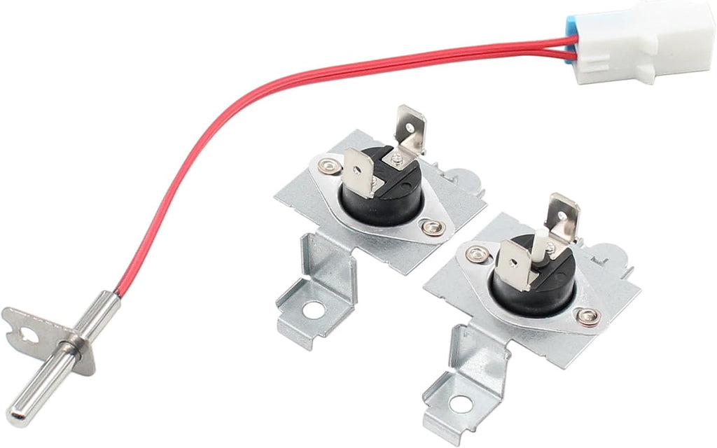 Dryer Thermistor Thermostat Kit High Limit Thermostat for Kenmore,LG