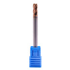 5 Pack 3/16" 4 Flute Double End Solid Carbide Square End Mill, TiSiN Coated