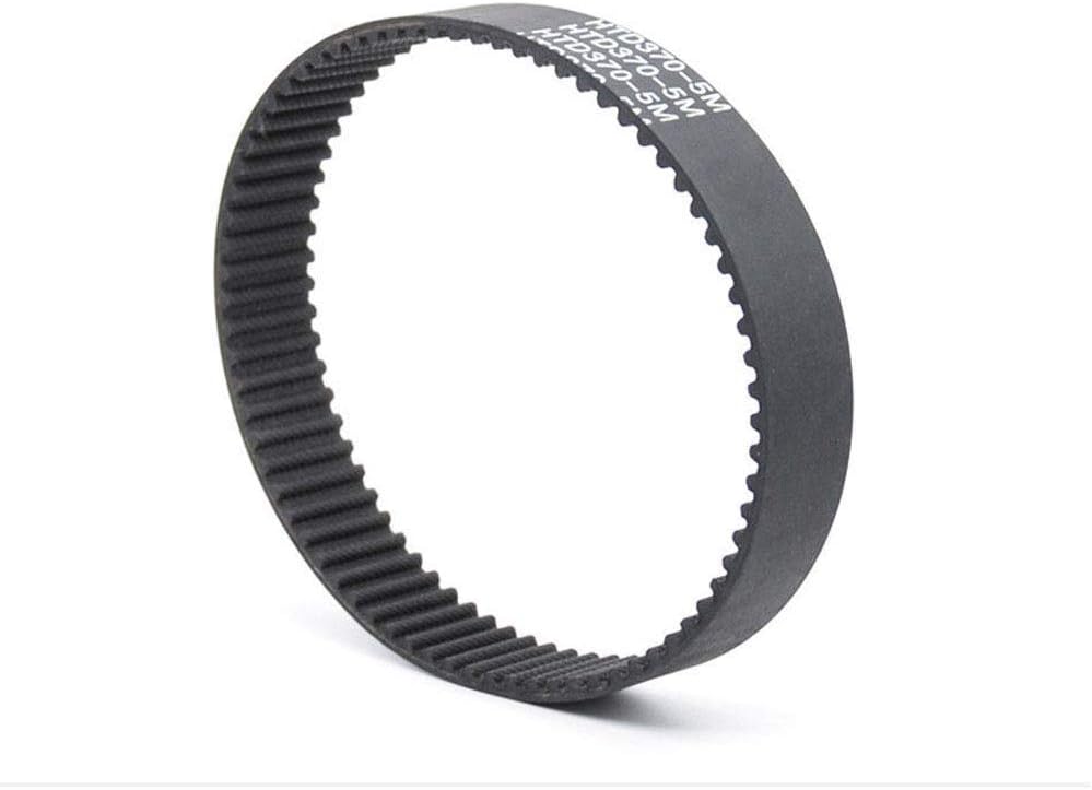 HTD 5M Close Loop Pulley Timing Belt Pitch 5mm Perimeter 255mm Width 15mm (5M-255, 15mm Width)