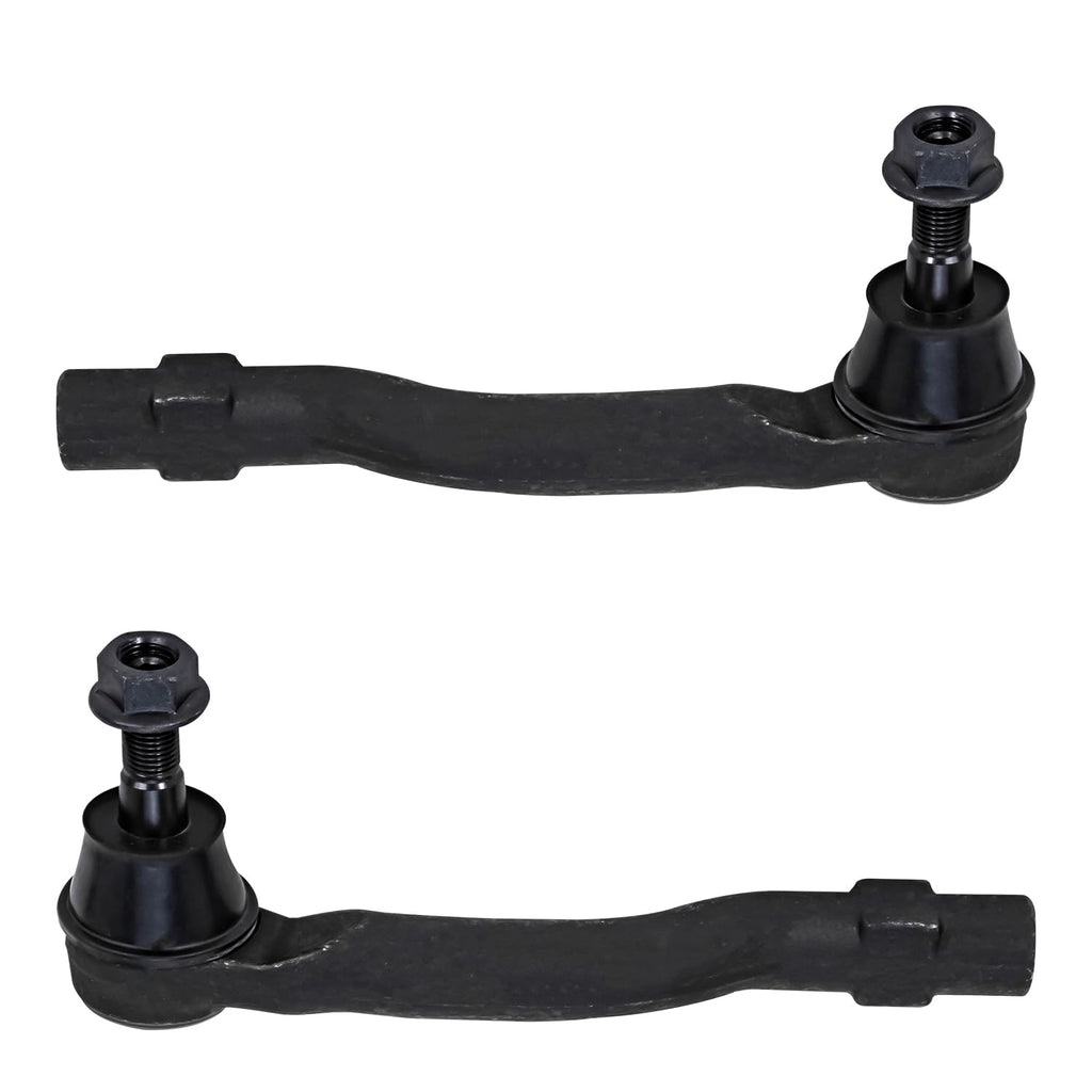 Detroit Axle - 2 Front Outer Tie Rods for 2014-2018 Mazda 3