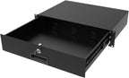 2U Server Cabinet Case 19 Inch Rack Mount Lockable Drawer