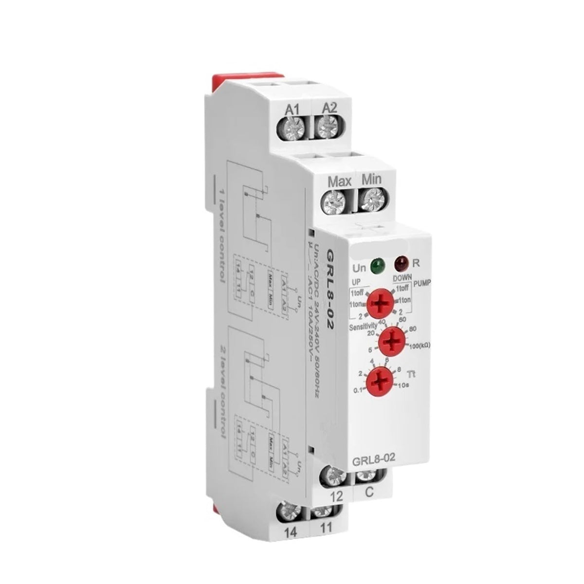 Control Relay 10A Water Level Controller Price Pump Up or Down Control Relay AC/DC24-240V GRL8