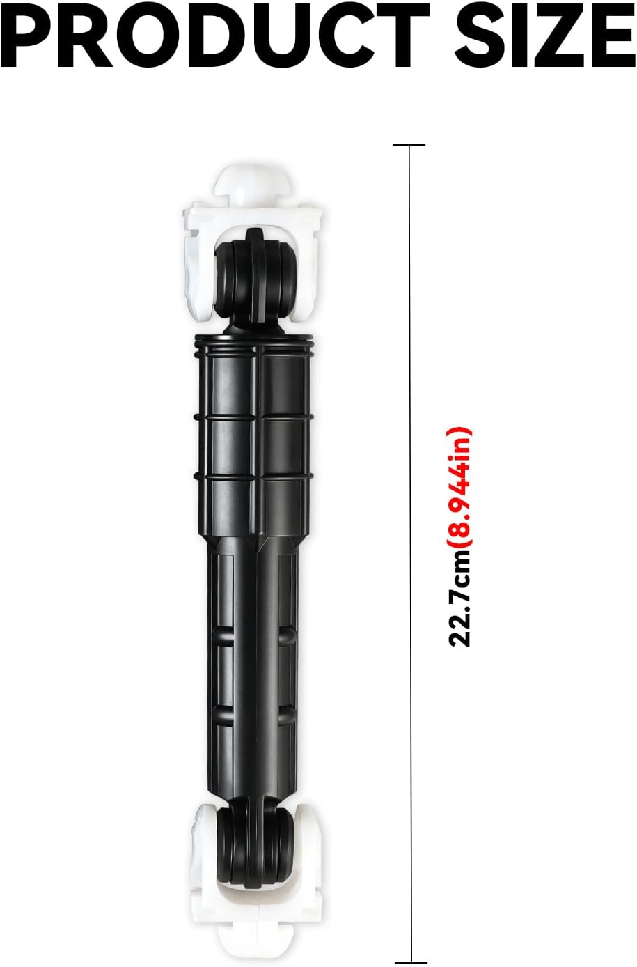Washer Shock Absorbers compatible with Whirlpool Maytag WFW9150WW00, WFW9200SQ02, GHW9300PW4, WFW9400SW01, MFW9600SQ1, MFW9800TQ0