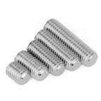 Junter 30pcs M10-1.0 x 6mm Fine Thread Flat Point Grub Socket Set Screws