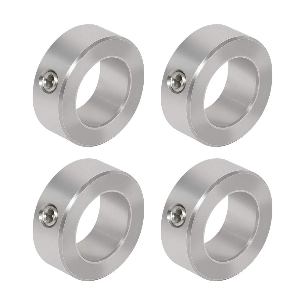 3/4" Bore Stainless Steel Axle Shaft Collars w/Set Screw,4-piece