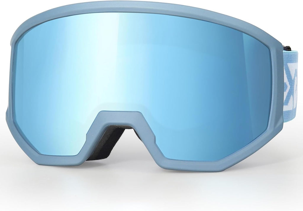 Ski/Snowboard Goggles, Anti-Fog Snow Goggles for Men & Women - Perfect for Skiing, Snowboarding & Winter Sports