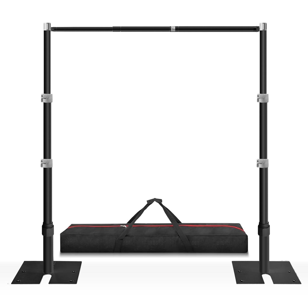 10ft x 10ft Adjustable Pipe and Drape Backdrop Stand Kit(Black)