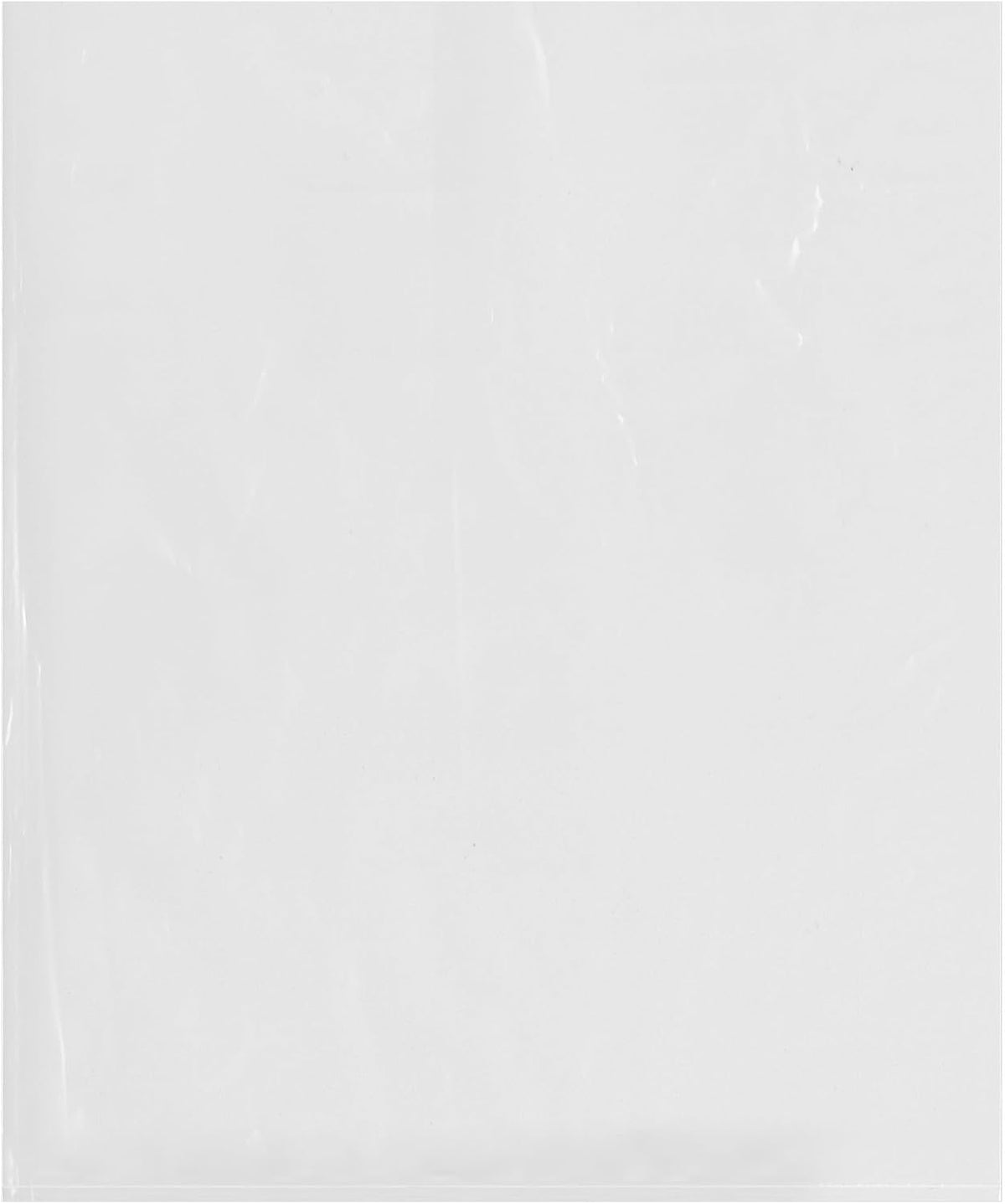 15 x 18 inch, 1.25 Mil Flat Open Clear Poly Bags (Pack of 100)