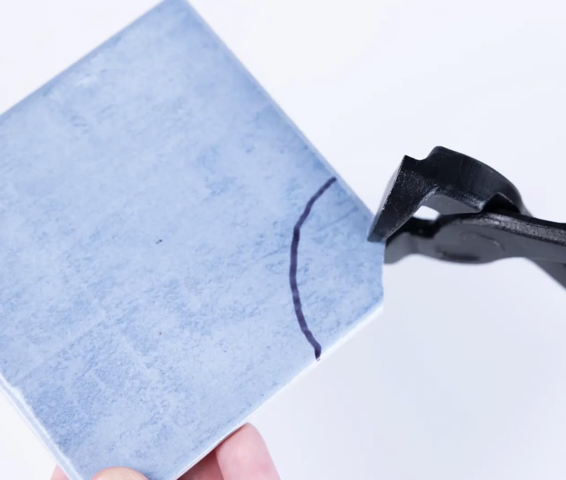 8-inch Wall Tile Nipper – Offset Carbide Jaws for Effortless Wall Tile Shaping and Pro Results for DIYers
