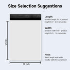 White Shipping Bags, Self-Seal Poly Mailers 10x13 Inch, 500 Pack