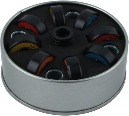 Metal Adult Longboard Skater Board Kick Scooter Inline Roller Skates Skateboard Bearings 8pcs w Case