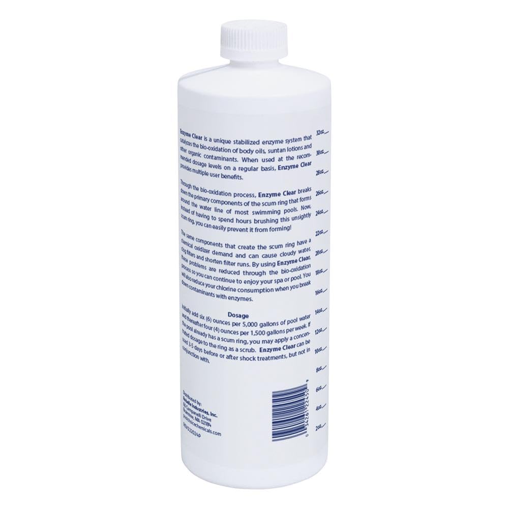 1-Quart Premium Pool Enzyme Treatment Pool Clarifier