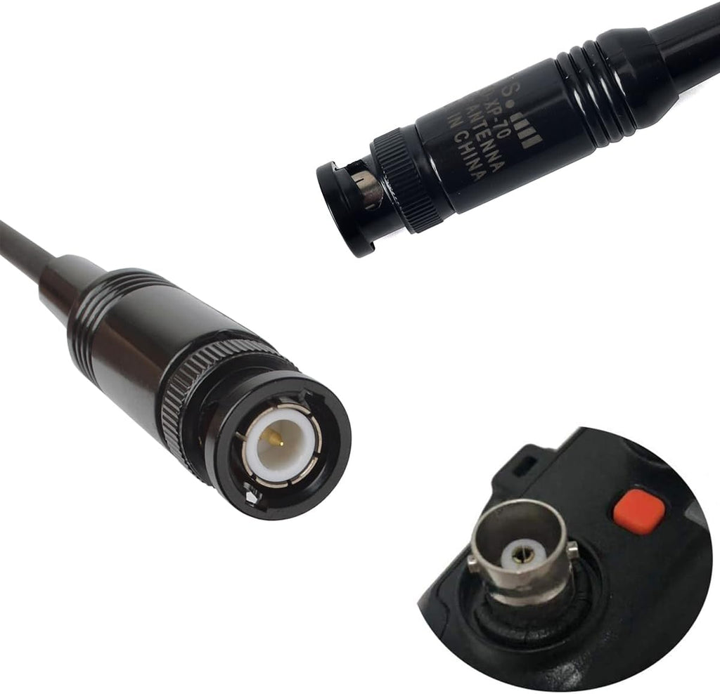 27MHz BNC 13in Antenna for Cobra Midland Uniden BNC Handheld CB Radio | for Cobra HH50WXST MRHH350FLT C75WXST HH38