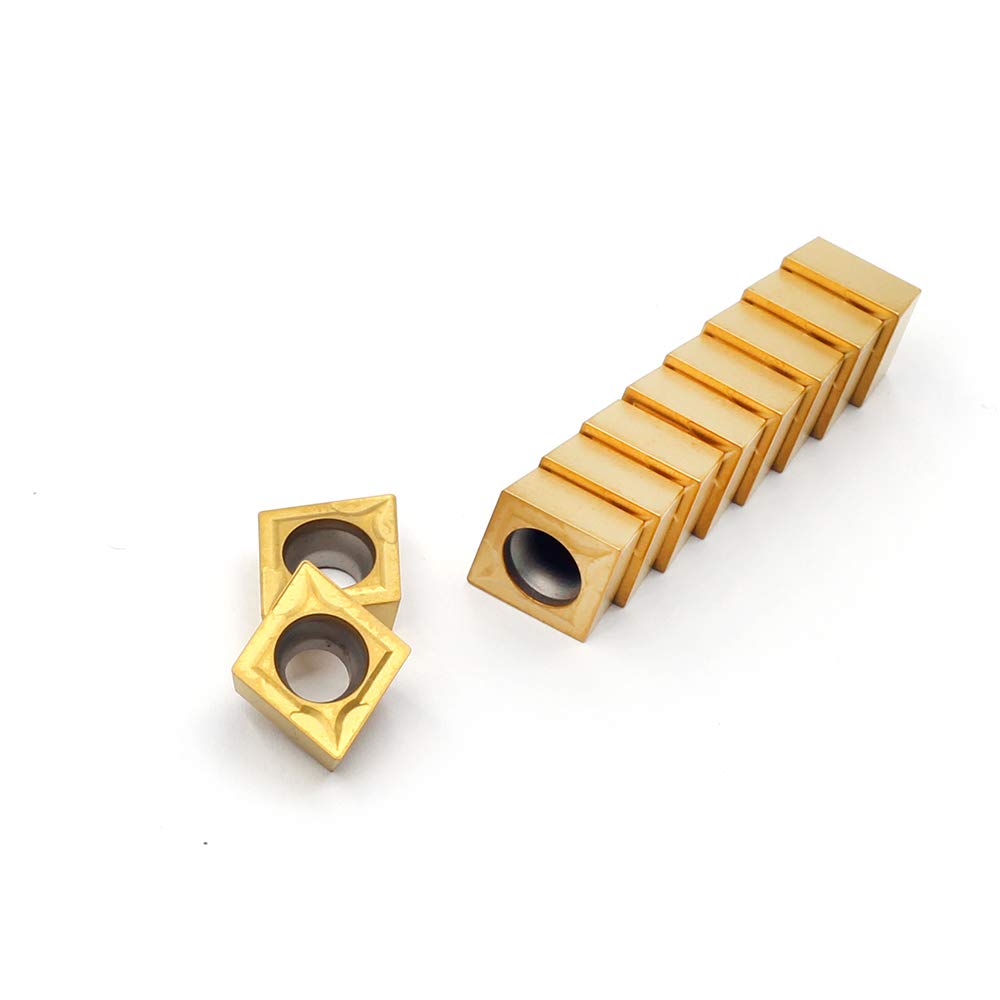 OSCARBIDE CCMT09T304/CCMT32.51 Carbide Turning Inserts 10Pcs